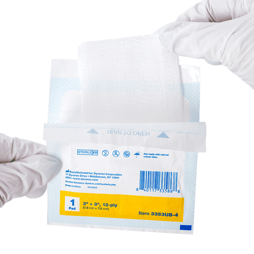 Dynarex Gauze Pad - Sterile 1's - 3353UB-4
