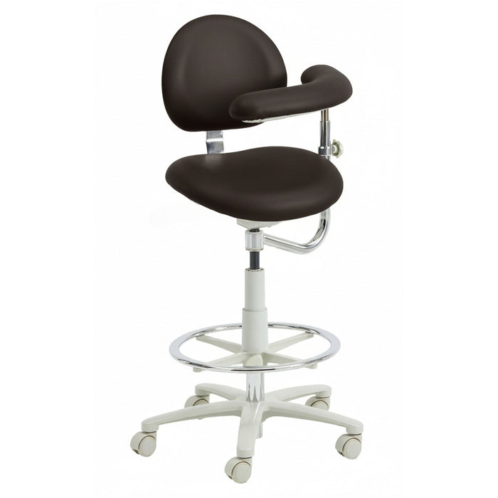 Brewer 3355BL Dental Assistant Stool - Left Support