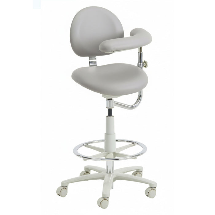 Brewer 3355BL Dental Assistant Stool - Left Support