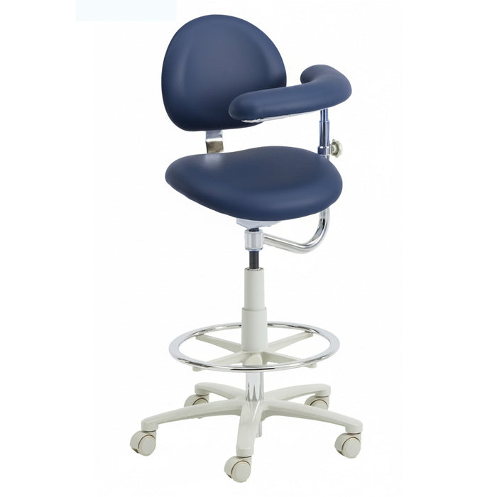 Brewer 3355BL Dental Assistant Stool - Left Support