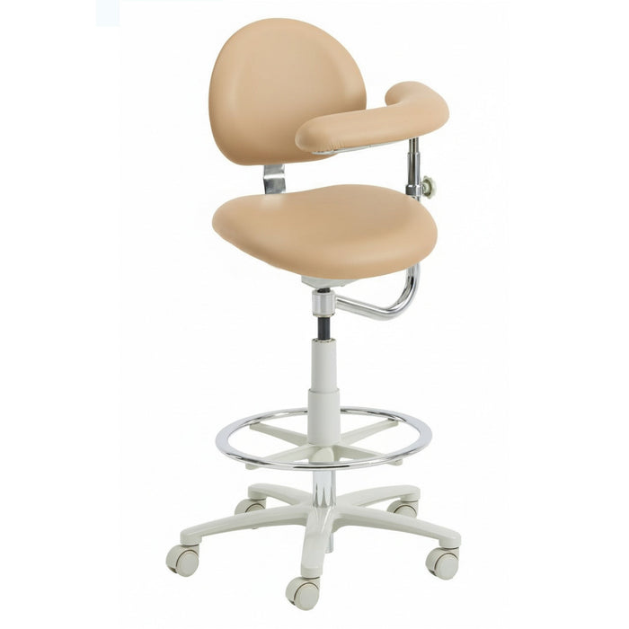 Brewer 3355BL Dental Assistant Stool - Left Support