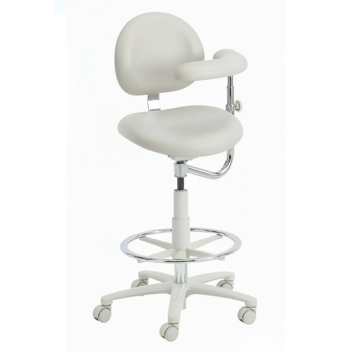 Brewer 3355BL Dental Assistant Stool - Left Support