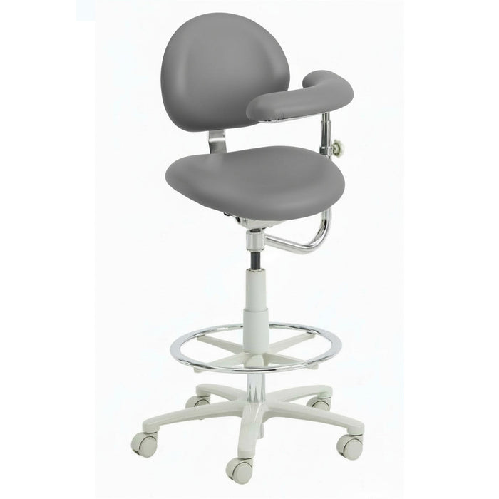 Brewer 3355BL Dental Assistant Stool - Left Support