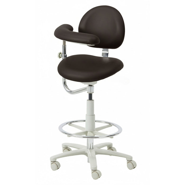 Brewer 3355BR Dental Assistant Stool - Right Support