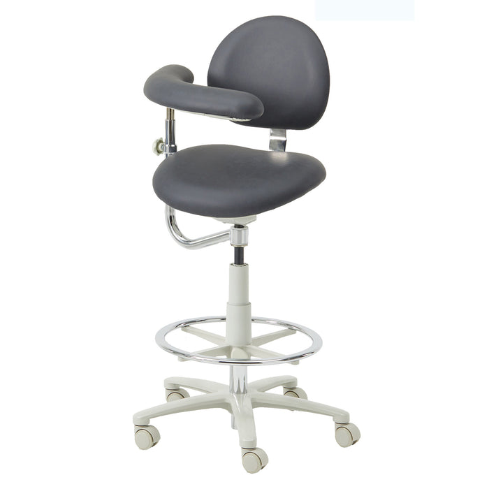 Brewer 3355BR Dental Assistant Stool - Right Support