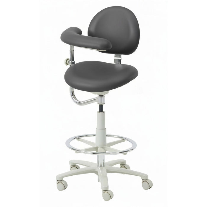 Brewer 3355BR Dental Assistant Stool - Right Support