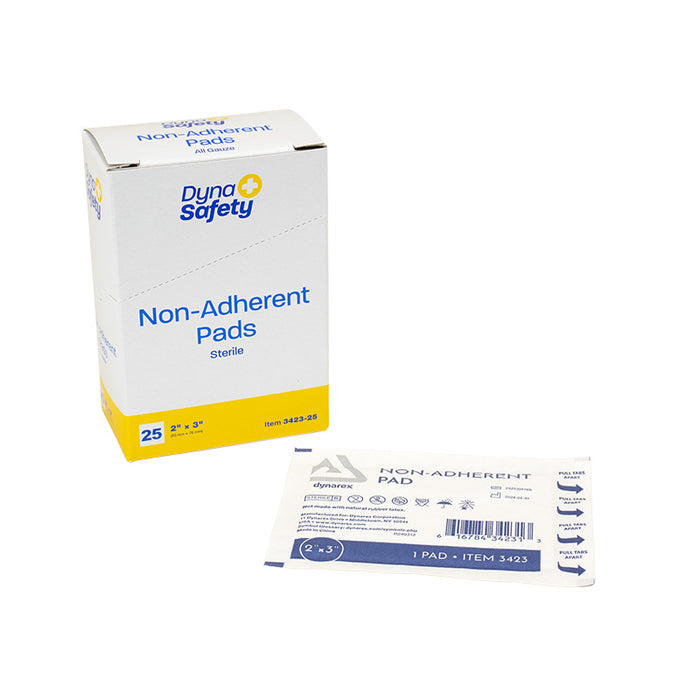 Dynarex Non-Adherent Pads - Sterile - 3423-25