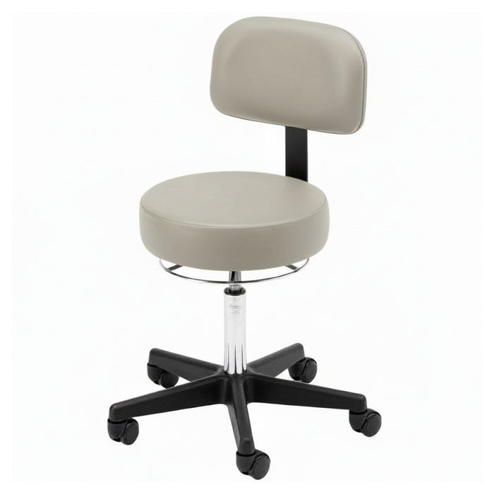 Brewer 360-Degree Round Stool w/ Backrest