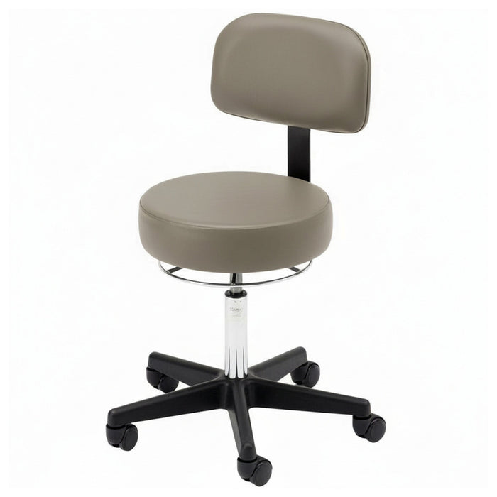 Brewer 360-Degree Round Stool w/ Backrest