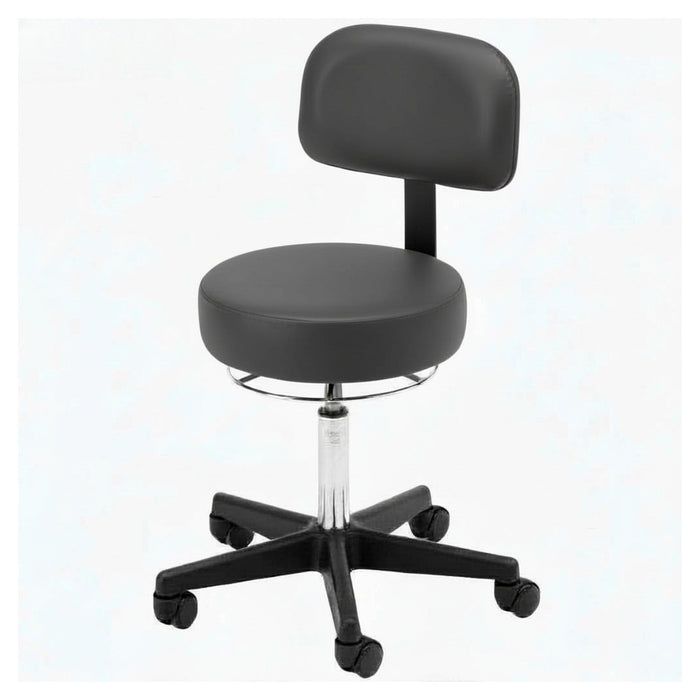 Brewer 360-Degree Round Stool w/ Backrest