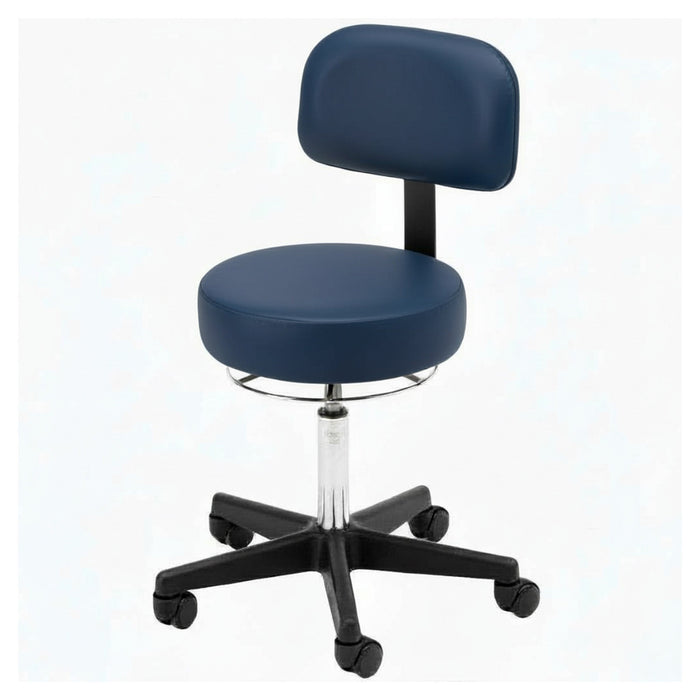 Brewer 360-Degree Round Stool w/ Backrest