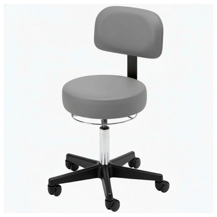 Brewer 360-Degree Round Stool w/ Backrest
