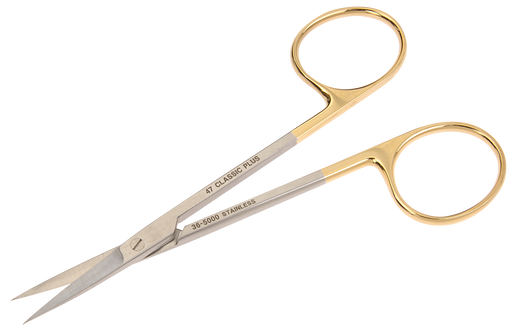 Aspen Surgical Classic Plus Scissors, Iris, Straight, 4 1/2 in