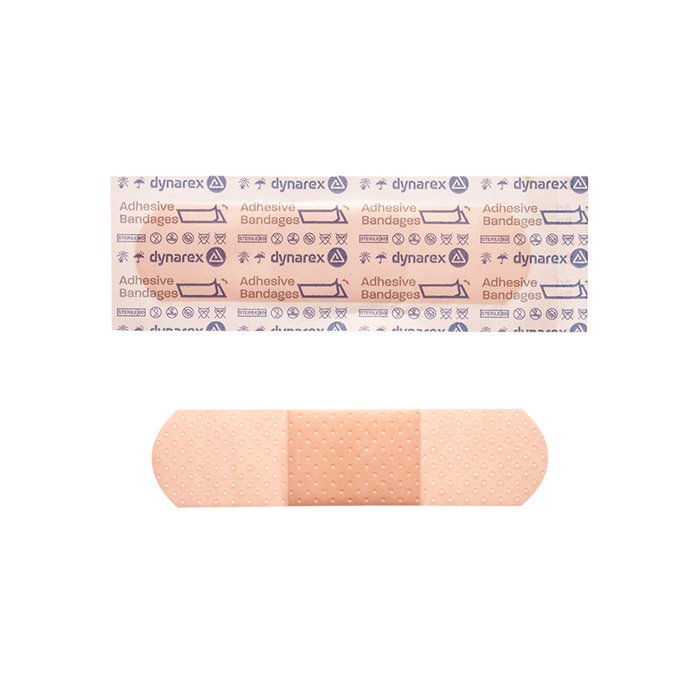 Dynarex Sheer Plastic Adhesive Bandages - Sterile