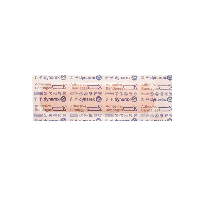 Dynarex Sheer Plastic Adhesive Bandages - Sterile