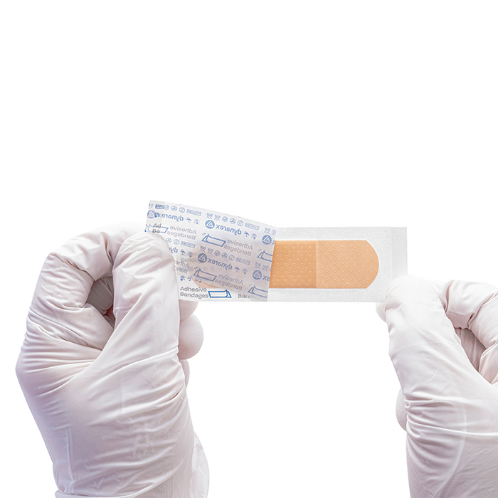 Dynarex Sheer Plastic Adhesive Bandages - Sterile