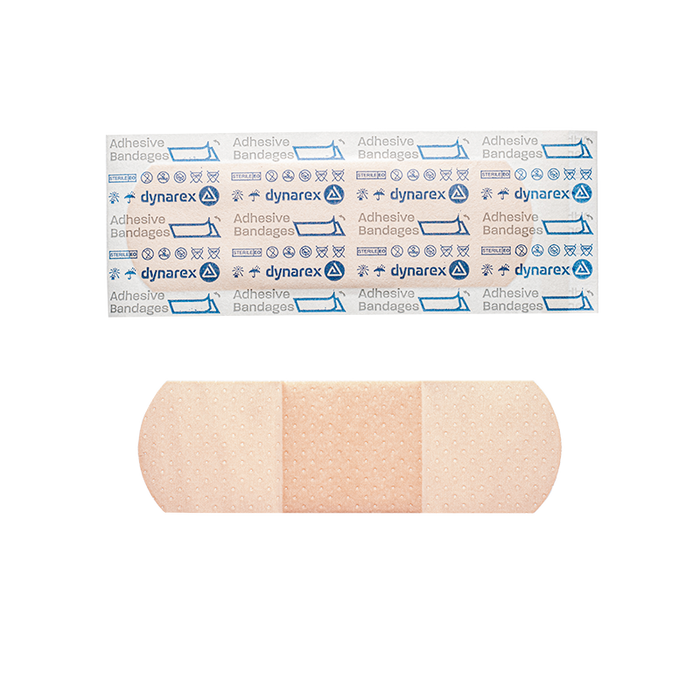 Dynarex Sheer Plastic Adhesive Bandages - Sterile