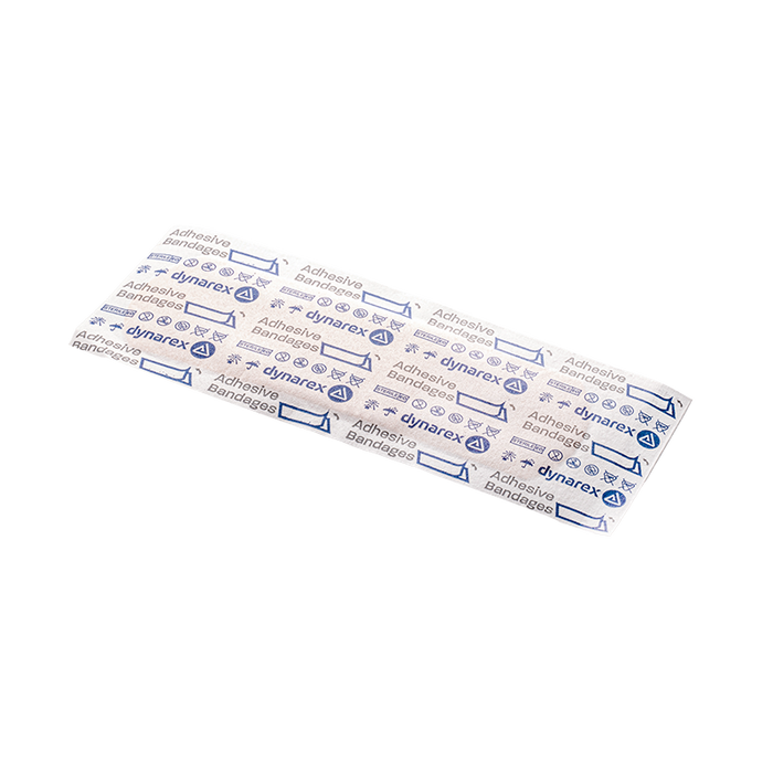 Dynarex Sheer Plastic Adhesive Bandages - Sterile