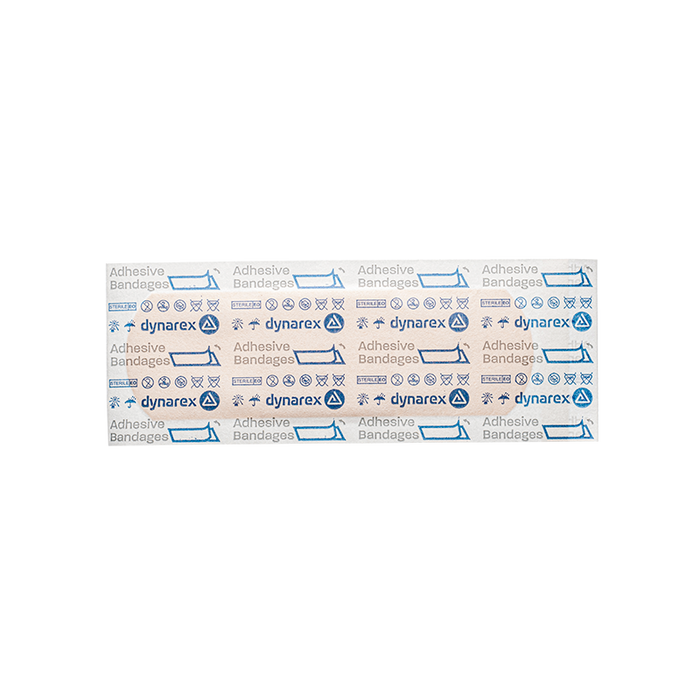 Dynarex Sheer Plastic Adhesive Bandages - Sterile