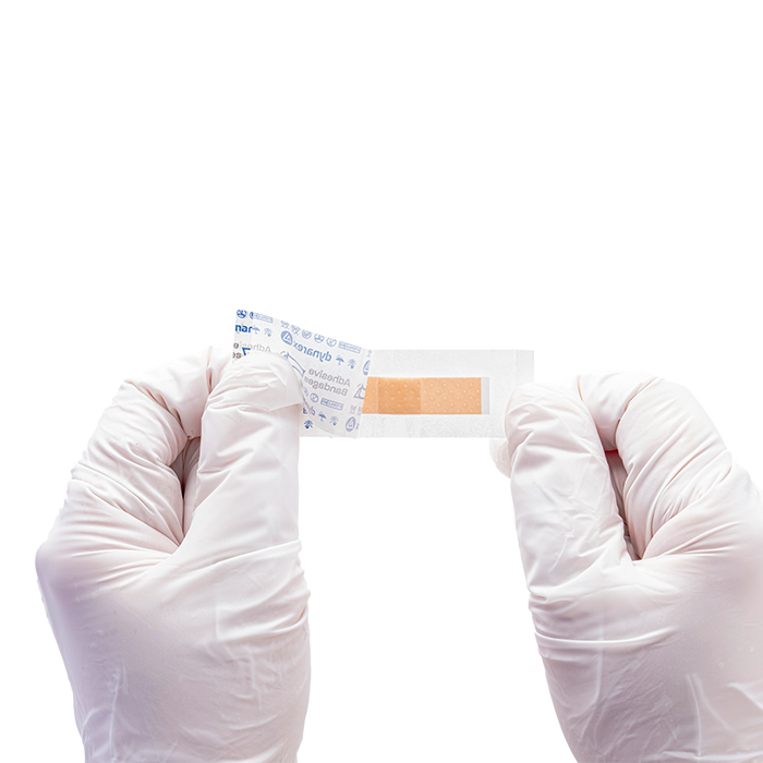 Dynarex Sheer Plastic Adhesive Bandages - Sterile