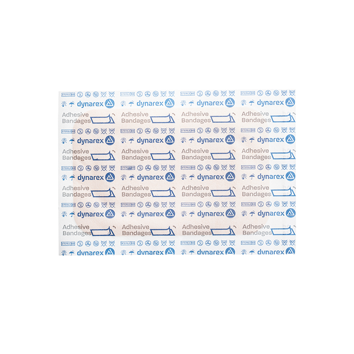 Dynarex Sheer Plastic Adhesive Bandages - Sterile