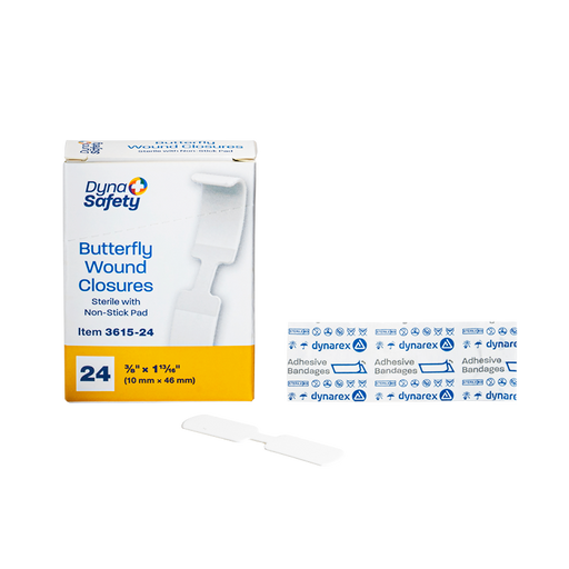 Dynarex Butterfly Wound Closure - Sterile - 3615-24