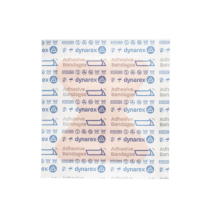 Dynarex Flexible Fabric Adhesive Bandages - Sterile