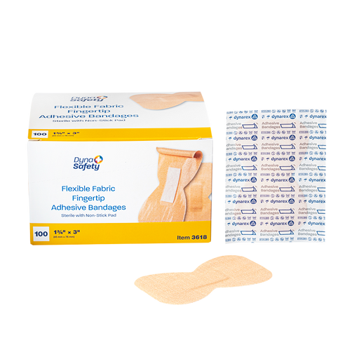 Dynarex Flexible Fabric Adhesive Bandages - Sterile