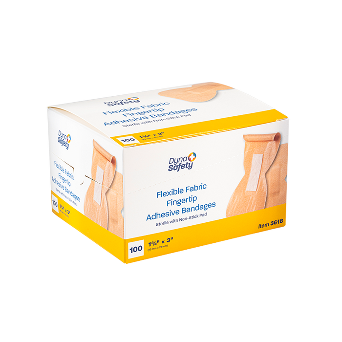 Dynarex Flexible Fabric Adhesive Bandages - Sterile