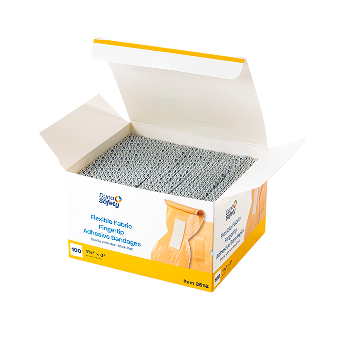 Dynarex Flexible Fabric Adhesive Bandages - Sterile