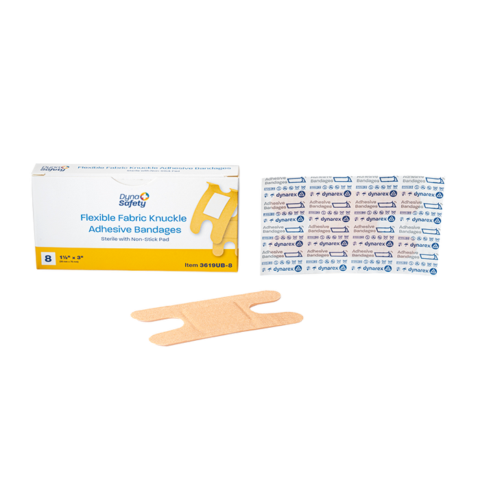 Dynarex Flexible Fabric Adhesive Bandages - Sterile