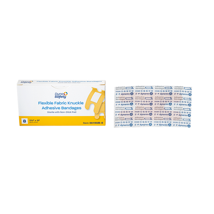 Dynarex Flexible Fabric Adhesive Bandages - Sterile