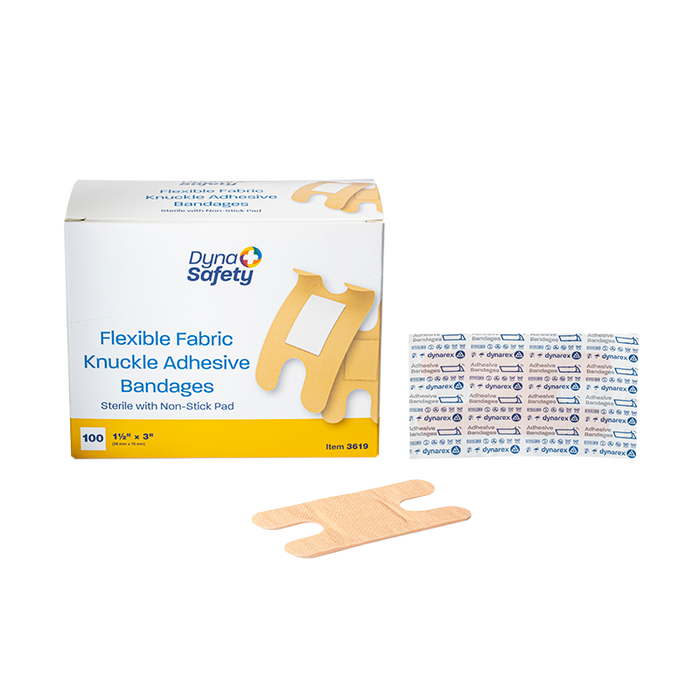 Dynarex Flexible Fabric Adhesive Bandages - Sterile