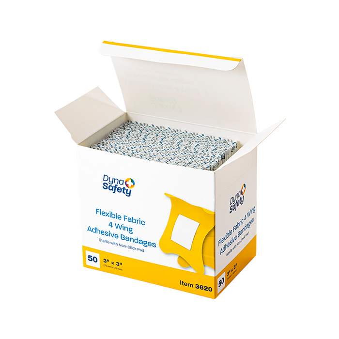 Dynarex Flexible Fabric Adhesive Bandages - Sterile