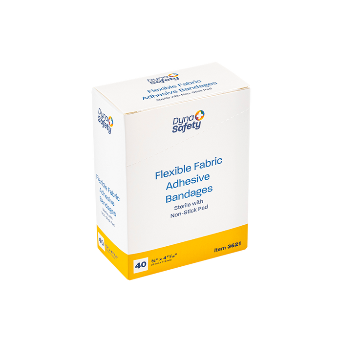 Dynarex Flexible Fabric Adhesive Bandages - Sterile