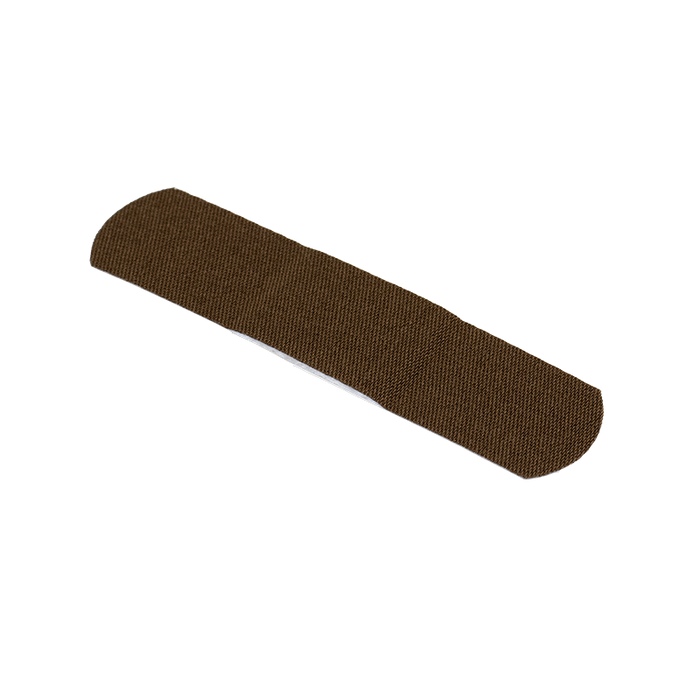 Dynarex ColorFit Adhesive Fabric Bandages - Dark Brown