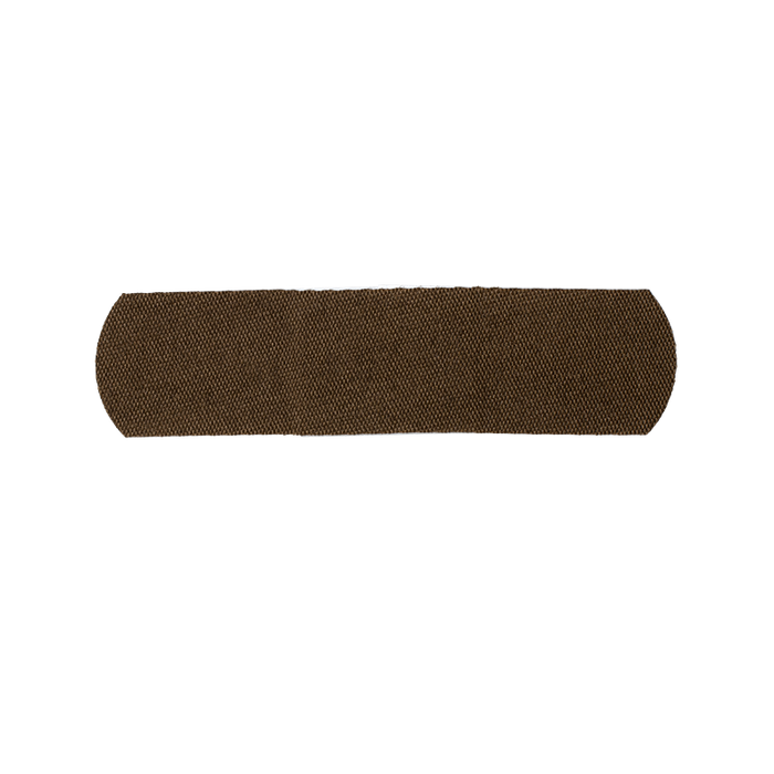 Dynarex ColorFit Adhesive Fabric Bandages - Dark Brown