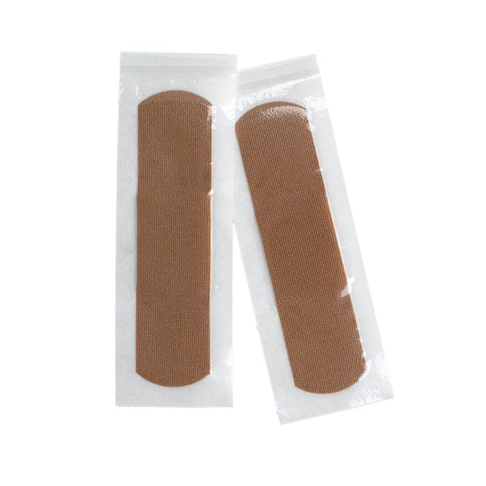 Dynarex ColorFit Adhesive Fabric Bandages - Dark Brown