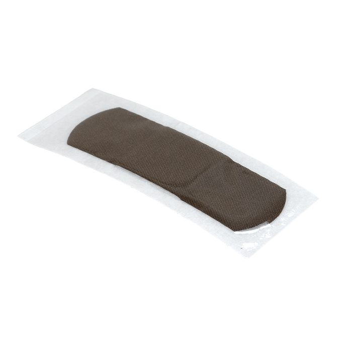 Dynarex ColorFit Adhesive Fabric Bandages - Dark Brown