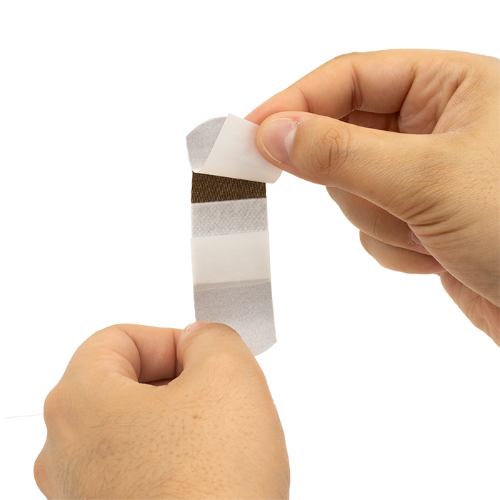 Dynarex ColorFit Adhesive Fabric Bandages - Dark Brown