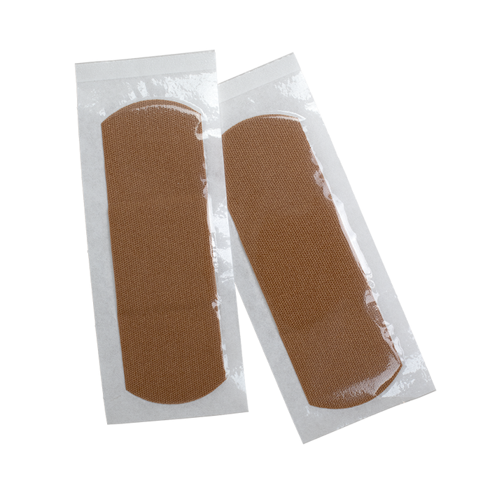 Dynarex ColorFit Adhesive Fabric Bandages - Dark Brown