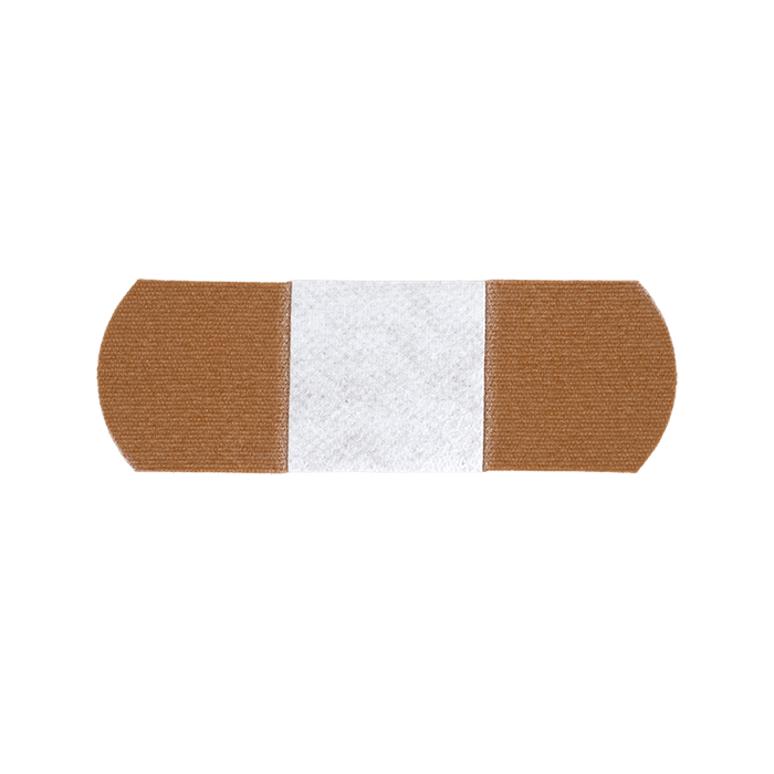 Dynarex ColorFit Adhesive Fabric Bandages - Dark Brown
