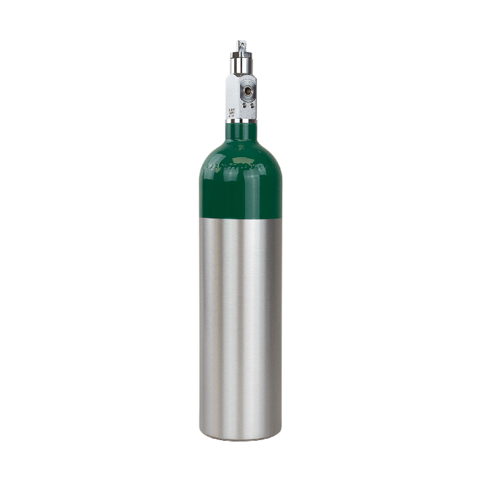 Dynarex M6 Oxygen B-Cylinder CGA870 Post Valve 36393