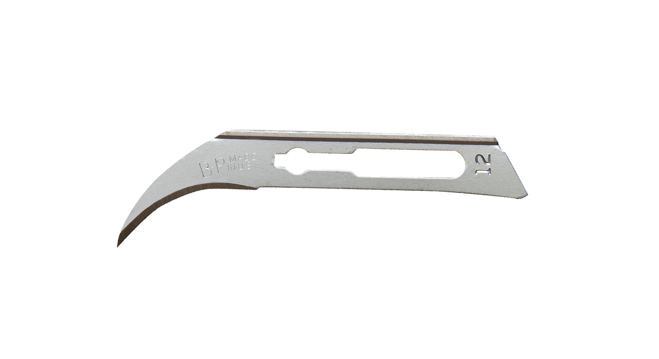 Aspen Surgical Bard-Parker® SafetyLock™ Carbon Rib-Back® Blades - 12