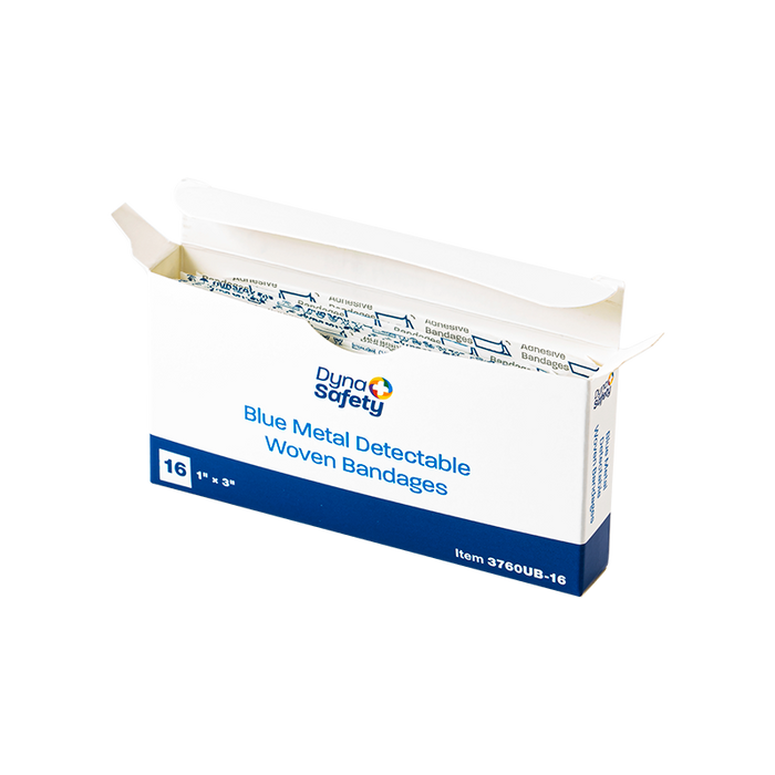 Dynarex Blue Metal Detectable Woven Bandages