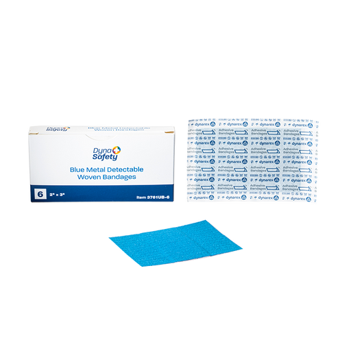 Dynarex Blue Metal Detectable Woven Bandage  XL - 3761UB-6
