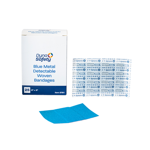 Dynarex Blue Metal Detectable Woven Bandage  XL - 3761