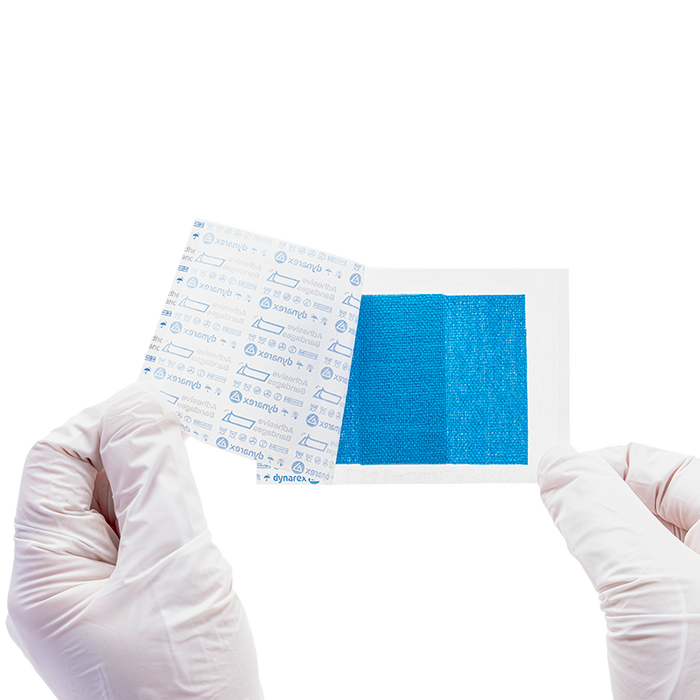 Dynarex Blue Metal Detectable Woven Bandages