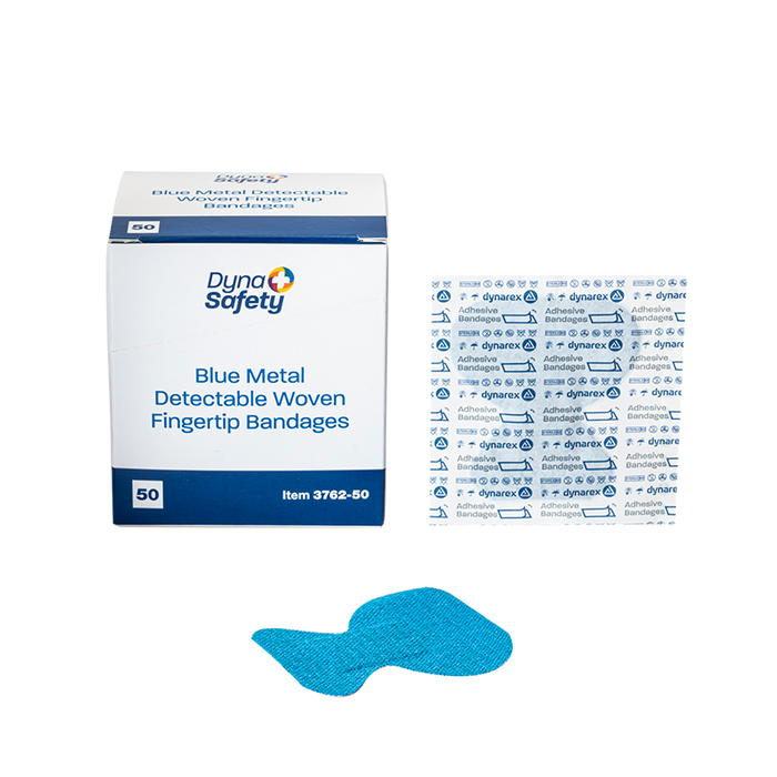 Dynarex Blue Metal Detectable Woven Bandages