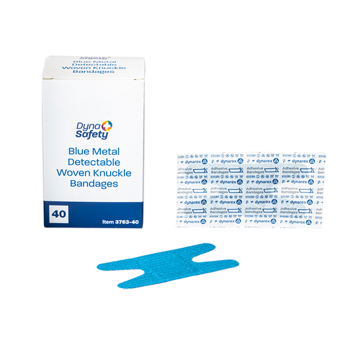 Dynarex Blue Metal Detectable Woven Bandages